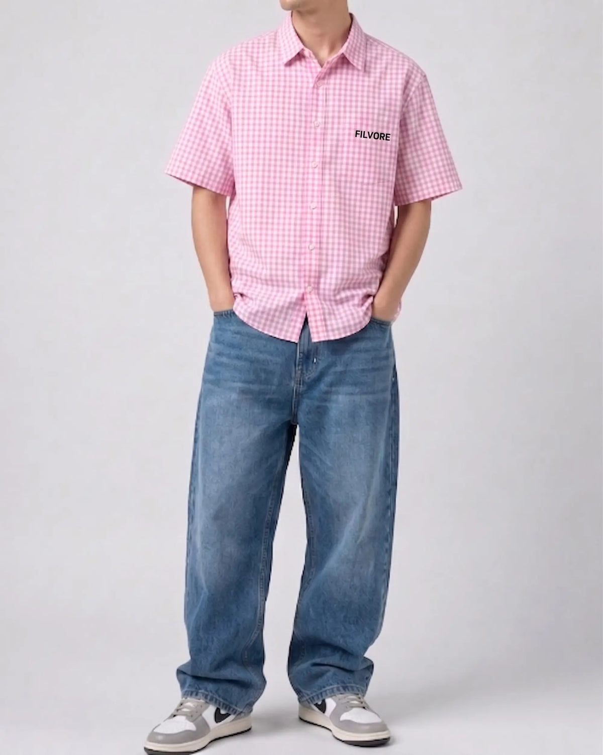 Pink Picnic Oversized Boxy Shirt Filvore