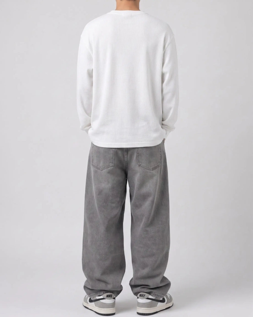 Filvore White Henley Waffle Knit Tee Filvore