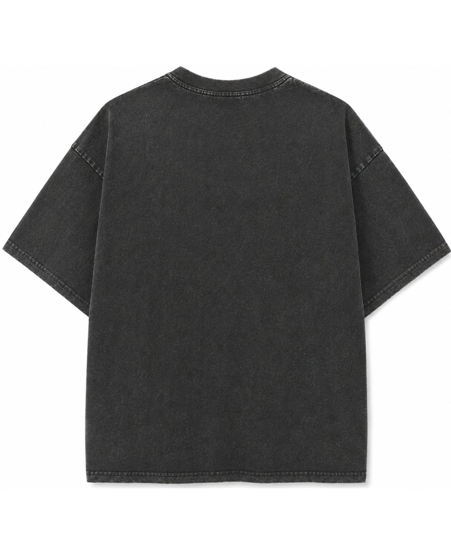 Vintage Fade Wash Oversized T-shirt Back Design