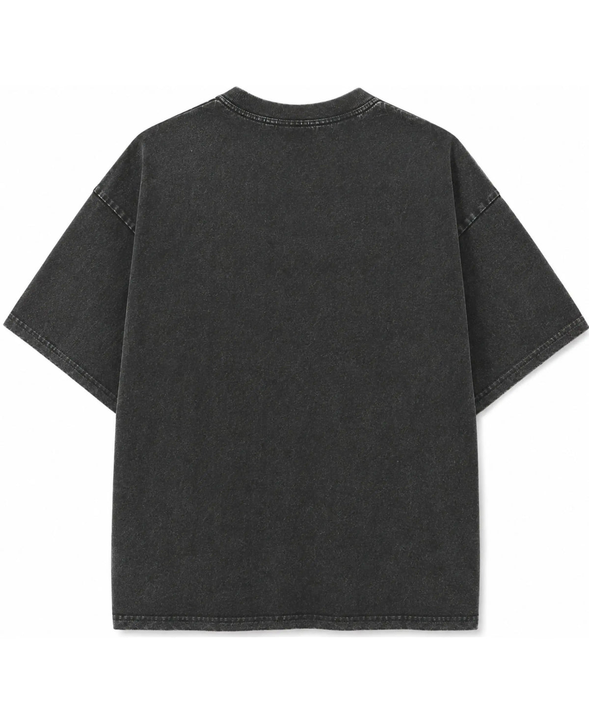 Vintage Fade Wash Oversized T-shirt Back Design