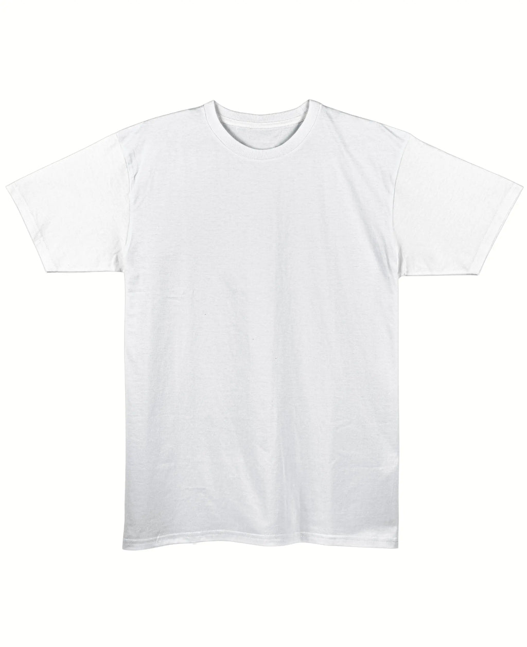 White Regular Fit T-shirt Front Design