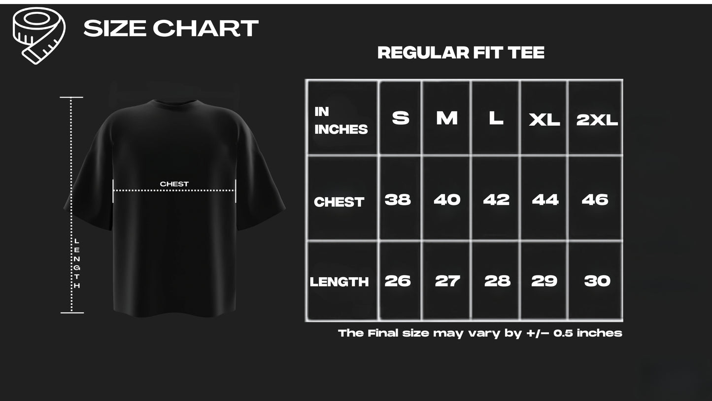 Filvore Men Black Regular Solid Tee